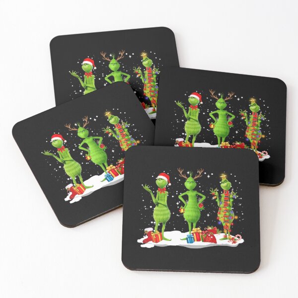Item preview, Grinch Christmas Trio – Funny Festive Holiday Illustration designed and sold by juniaheneili.