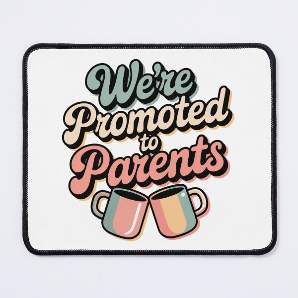 Item preview, We're Promoted to Parents Retro Pregnancy Announcement designed and sold by chattsuede.