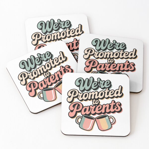 Item preview, We're Promoted to Parents Retro Pregnancy Announcement designed and sold by chattsuede.