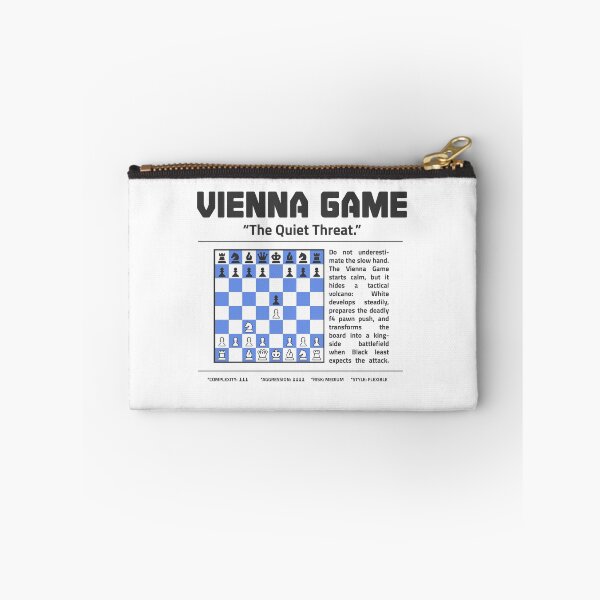 Item preview, VIENNA GAME Chess T-Shirt | The Quiet Threat. designed and sold by Sorcend.