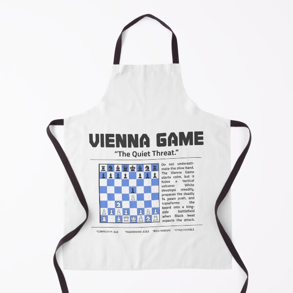 Item preview, VIENNA GAME Chess T-Shirt | The Quiet Threat. designed and sold by Sorcend.