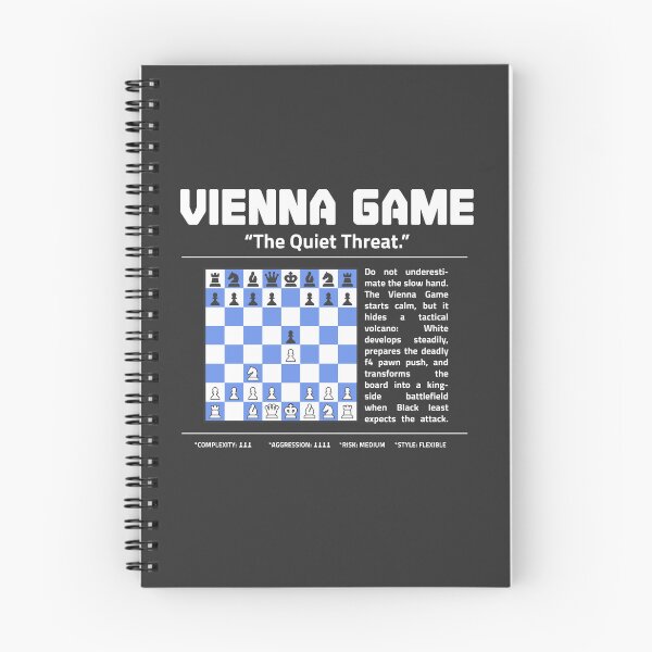 Item preview, VIENNA GAME Chess T-Shirt | The Quiet Threat. designed and sold by Sorcend.