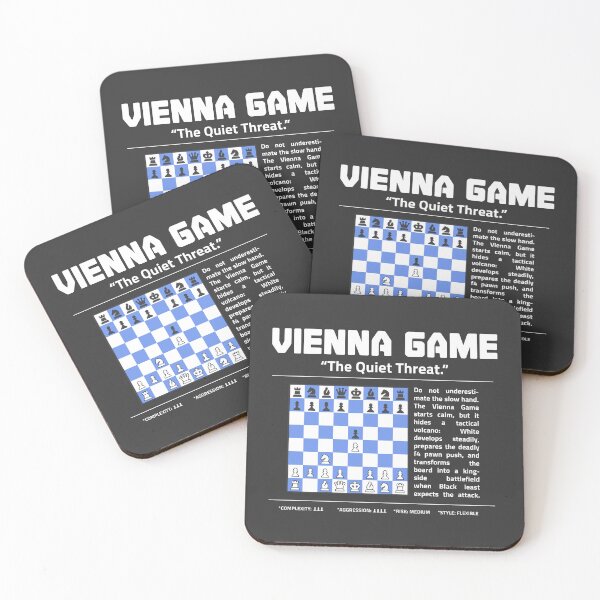 Item preview, VIENNA GAME Chess T-Shirt | The Quiet Threat. designed and sold by Sorcend.