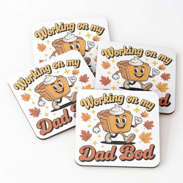 Item preview, Working On My Dad Bod Funny Autumn Pie Gift designed and sold by chattsuede.