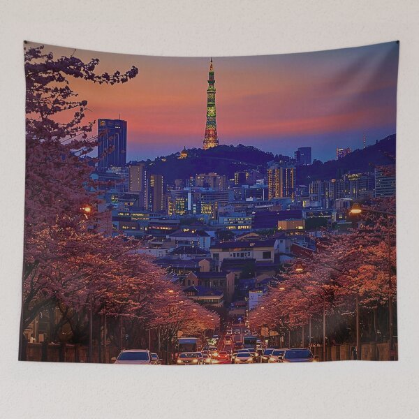 Item preview, SEOUL NAMSAN TOWER NIGHTVIEW LANDMARK designed and sold by DottedEarth.
