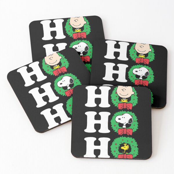 Item preview, Peanuts Christmas Wreath Trio – Festive Holiday Illustration designed and sold by Casey Damian.