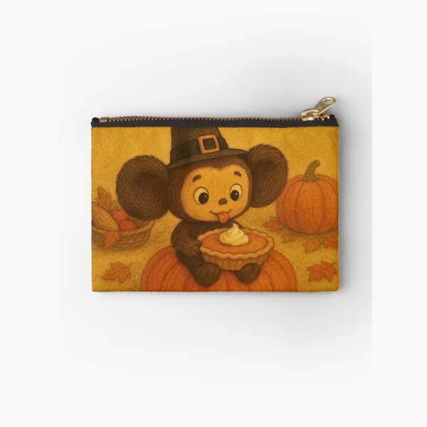 Item preview, Cheburashka Licking Thanksgiving Pie designed and sold by Russian101.