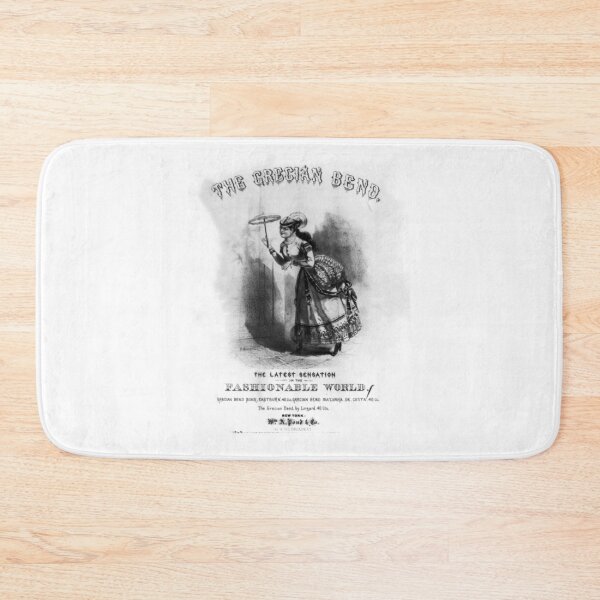 Item preview, Music Sheet Cover - The Grecian Bend - B&W - 1868 - v2 designed and sold by WheelieGdArt.