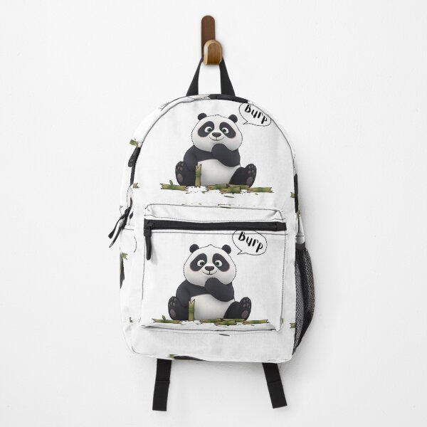 Item preview, Cute Panda Burping After Eating Bamboo - Funny Animal Illustration designed and sold by HumTumMe.