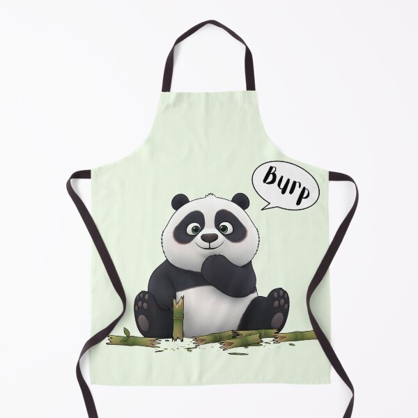 Item preview, Cute Panda Burping After Eating Bamboo - Funny Animal Illustration designed and sold by HumTumMe.