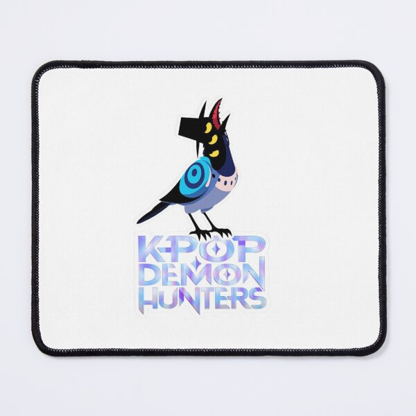 Item preview, Demon Crow Sentinel – K-Pop Hunters Badge designed and sold by Finestrokes.art.