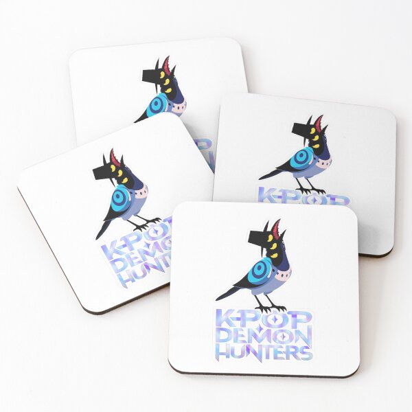 Item preview, Demon Crow Sentinel – K-Pop Hunters Badge designed and sold by Finestrokes.art.