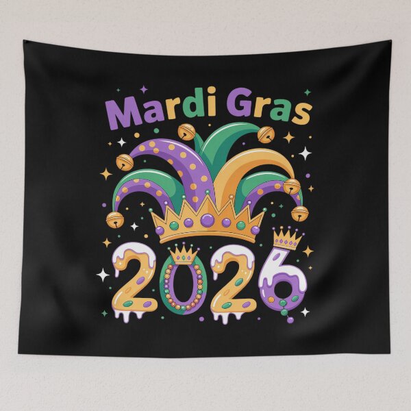 Item preview, Happy Mardi Gras Carnival Mardi Gras 2026 designed and sold by ValerieRodrigue.