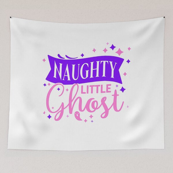 Item preview, Purple, Pink Naughty Ghost - Cute Sparkly Ghost Design designed and sold by wearandwonder.