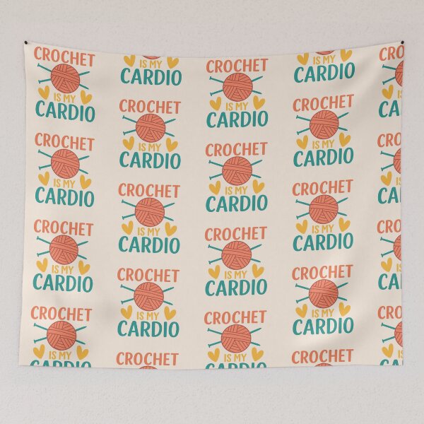 Item preview, Crochet Is My Cardio designed and sold by Endorphin Ink.