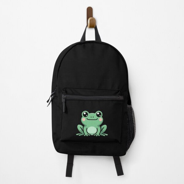 Item preview, Minimal Kawaii Frog Sitting – Simple Pastel Frog Design designed and sold by ColorSplash123.