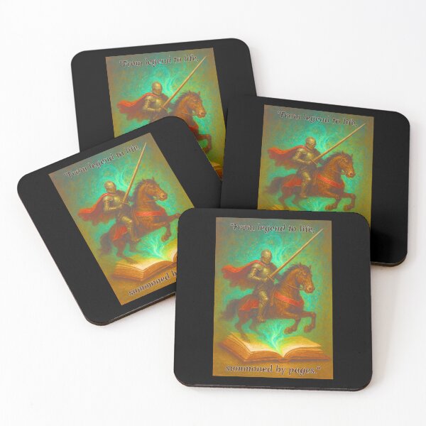 Item preview, "From legend to life, summoned by pages." designed and sold by Brickroad Dsigns.