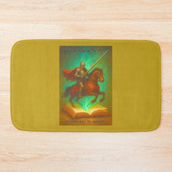 Item preview, "From legend to life, summoned by pages." designed and sold by Brickroad Dsigns.