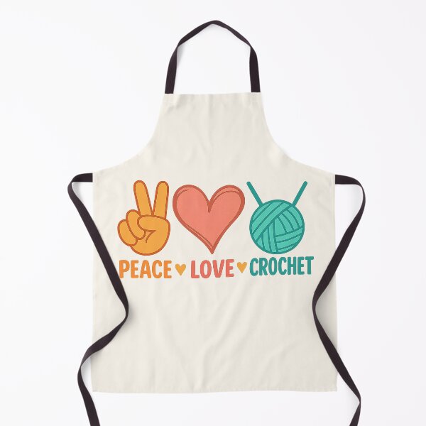 Item preview, Peace Love and Crochet designed and sold by Endorphin Ink.