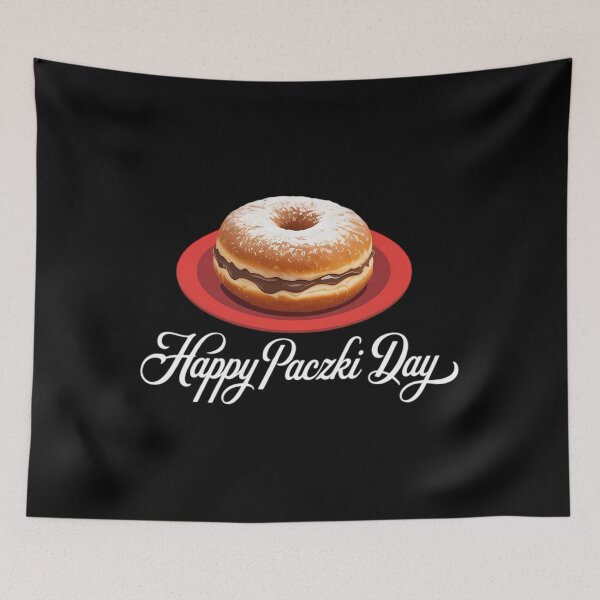 Item preview, Polish Jelly Filled Donut Fat Tuesday designed and sold by ValerieRodrigue.