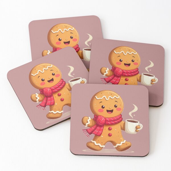 Item preview, Adorable Gingerbread Cookie with a Scarf designed and sold by SolMagique.