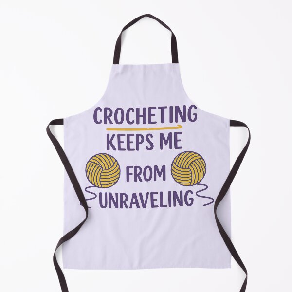 Item preview, Crocheting Keeps Me Centered designed and sold by Endorphin Ink.
