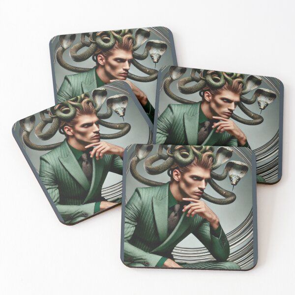 Item preview, The Serpent King: A Modern Medusa designed and sold by WheelieGdArt.