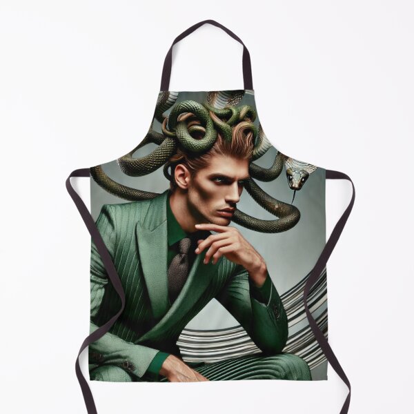 Item preview, The Serpent King: A Modern Medusa designed and sold by WheelieGdArt.