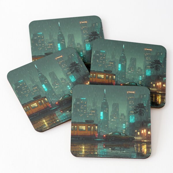 Item preview, City Lights and Pixel Storms designed and sold by ArgentoArt.