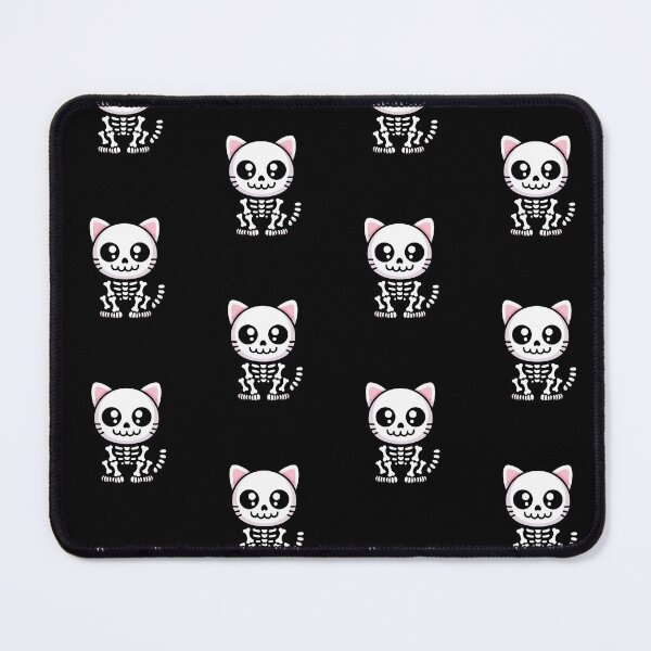 Item preview, Kawaii Skeleton Cat – Cute Minimal Spooky-Cute Animal Design designed and sold by ColorSplash123.