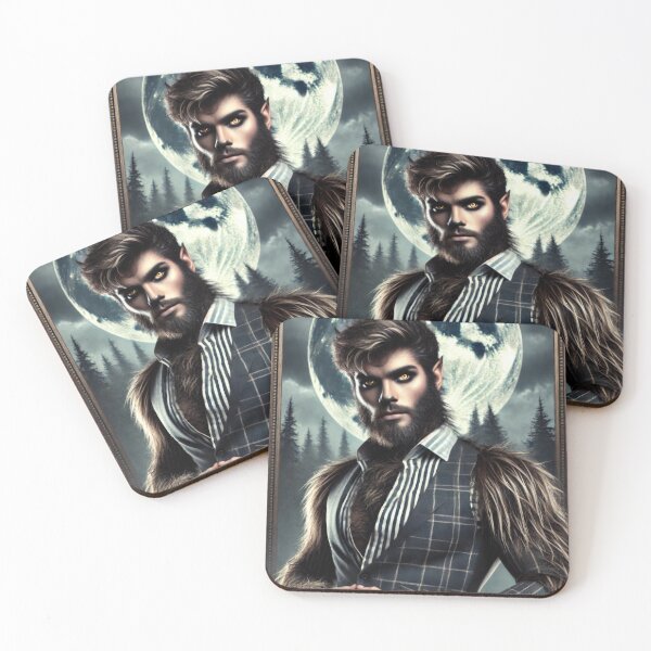 Item preview, Dapper Lycan Under the Full Moon designed and sold by WheelieGdArt.