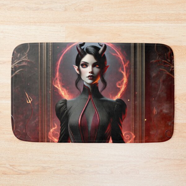 Item preview, Fiery Elegance: The Devilish Enchantress designed and sold by WheelieGdArt.