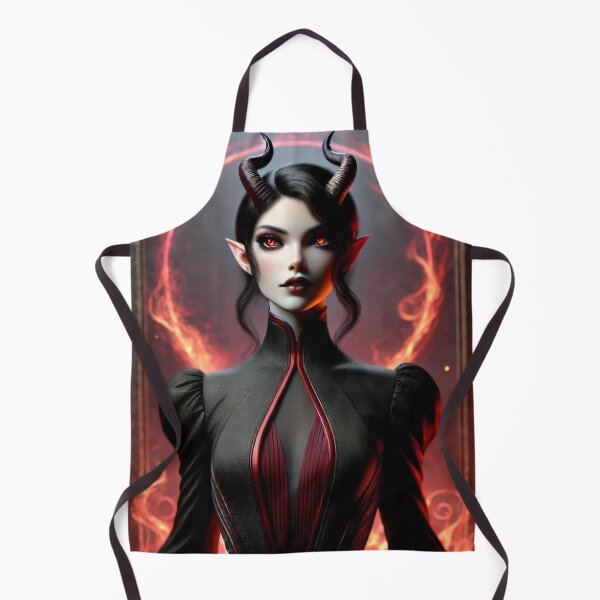 Item preview, Fiery Elegance: The Devilish Enchantress designed and sold by WheelieGdArt.