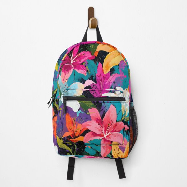 Item preview, Fantasy Flowers Vibrantly Colorful Lilies Contemporary Modern Art  designed and sold by DEC02.