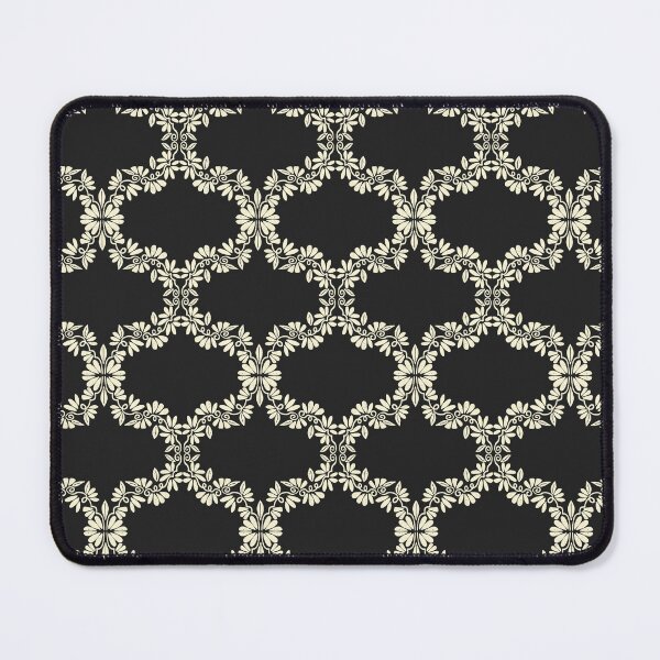 Item preview, Inked Flowers on the Vine - White on Black designed and sold by FoxfireAndCo.