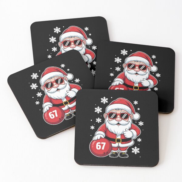 Item preview, Funny Christmas Bowling Cool Santa Claus 6 7 Meme designed and sold by BakeryDozen.
