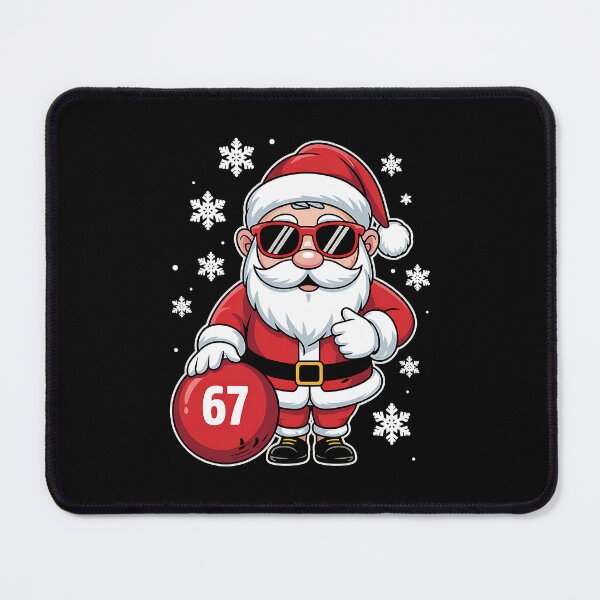 Item preview, Funny Christmas Bowling Cool Santa Claus 6 7 Meme designed and sold by BakeryDozen.