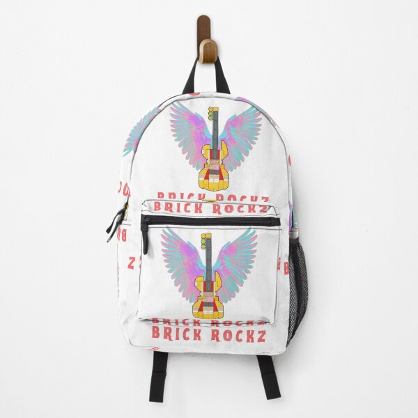 Item preview, Brick Rock Flying Guitar Wings Music Lover Gift designed and sold by HumTumMe.