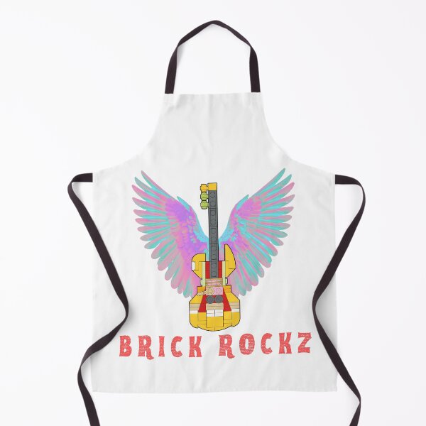 Item preview, Brick Rock Flying Guitar Wings Music Lover Gift designed and sold by HumTumMe.