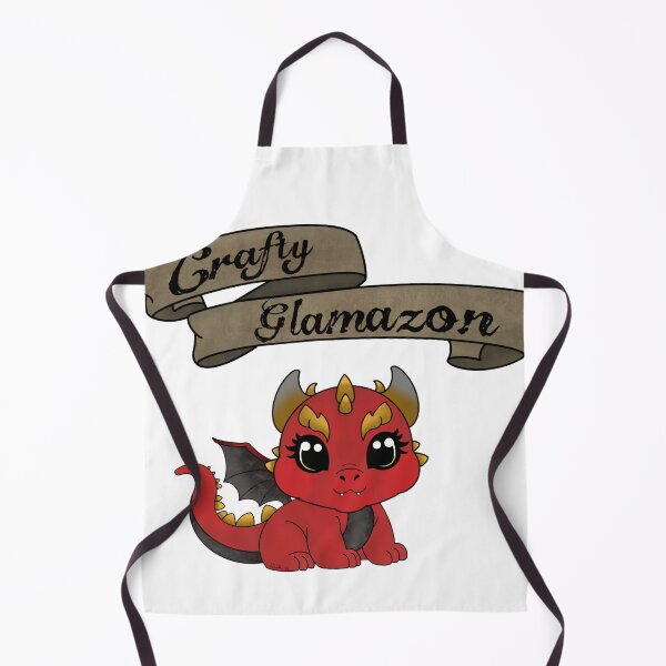 Item preview, Red Crafty Dragon designed and sold by CraftyGlamazon.