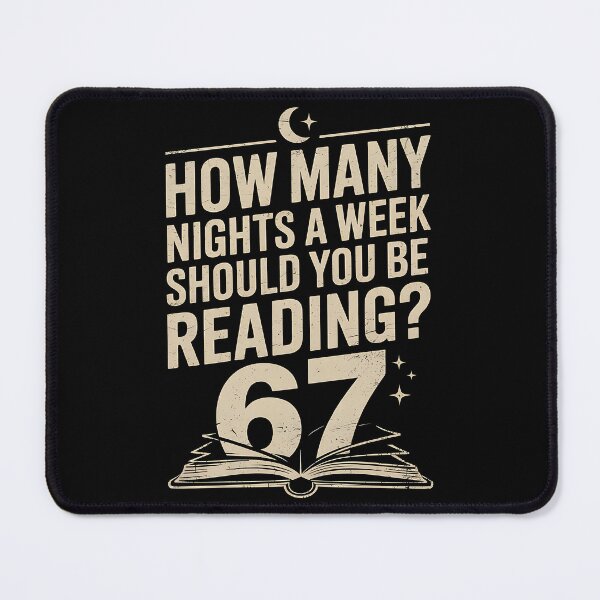 Item preview, Funny Reading 67 Six Seven Meme English Teacher Book Lover designed and sold by BakeryDozen.