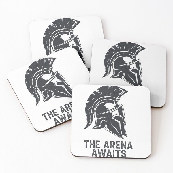 Item preview, Spartan Helmet Motivational Quote Tee designed and sold by AmberHorizon7.