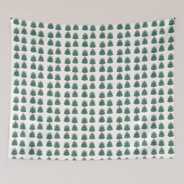Item preview, Cartoon Christmas Tree, Kawaii Christmas Tree Set designed and sold by graphic-genie.