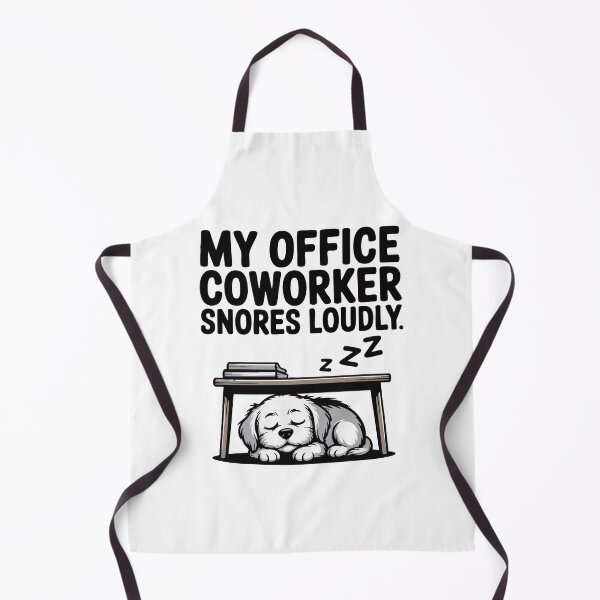 Item preview, My Office Coworker Snores Loudly Funny WFH Dog Slogan designed and sold by Tong4130.