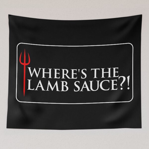 Item preview, Gordon Ramsay, Hell Kitchen, quote, Where's the lamb sauce?! designed and sold by 4gottenlore.