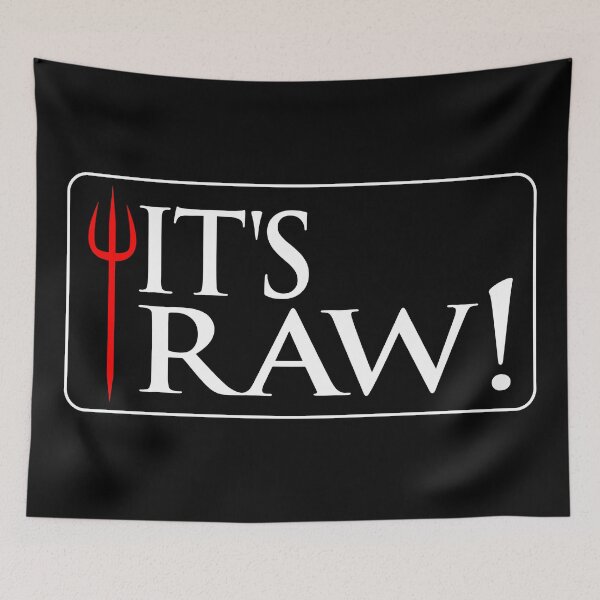 Item preview, Gordon Ramsay, Hell Kitchen, quote, It's Raw designed and sold by 4gottenlore.