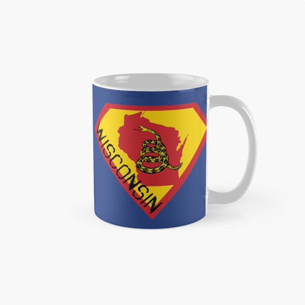 Item preview, WISCONSINITE  SHIELD - Freedom Is The Superpower -  Gadsden Snake Flag - Dont Tread On Me SUPERHERO WISCONSIN  spellout design designed and sold by pelagio.
