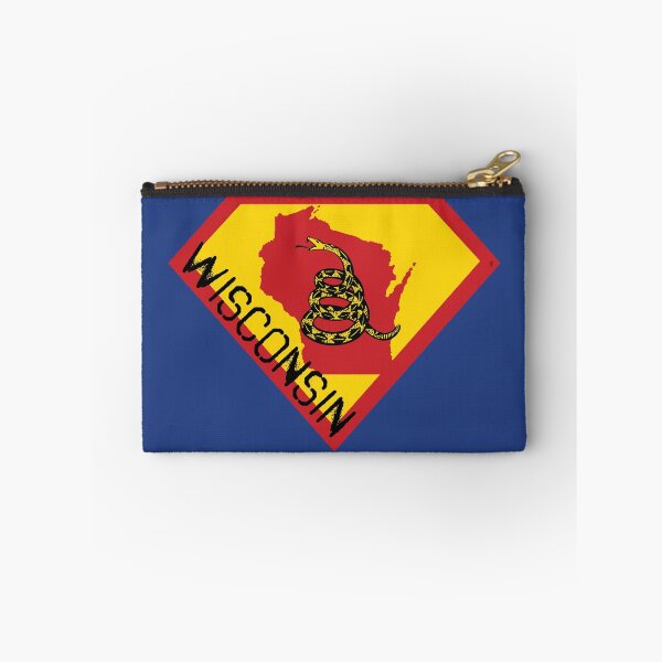 Item preview, WISCONSINITE  SHIELD - Freedom Is The Superpower -  Gadsden Snake Flag - Dont Tread On Me SUPERHERO WISCONSIN  spellout design designed and sold by pelagio.