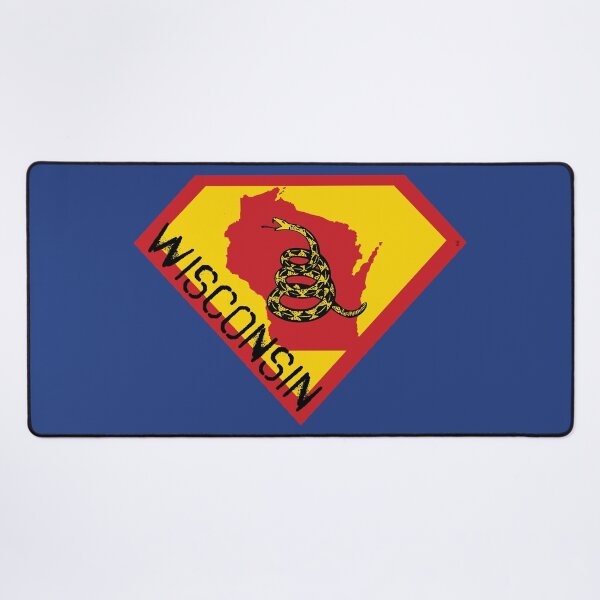 Item preview, WISCONSINITE  SHIELD - Freedom Is The Superpower -  Gadsden Snake Flag - Dont Tread On Me SUPERHERO WISCONSIN  spellout design designed and sold by pelagio.