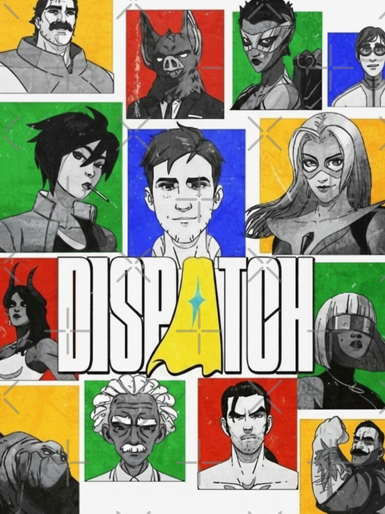 Thumbnail 4 of 4, iPhone Case, Dispatch Character Roster designed and sold by InkImagination1.